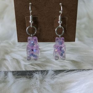 New! Purple Gummy Bear Earrings!